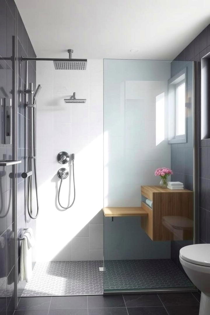 Efficient Shower Systems - 30 Small Master Bathroom Ideas