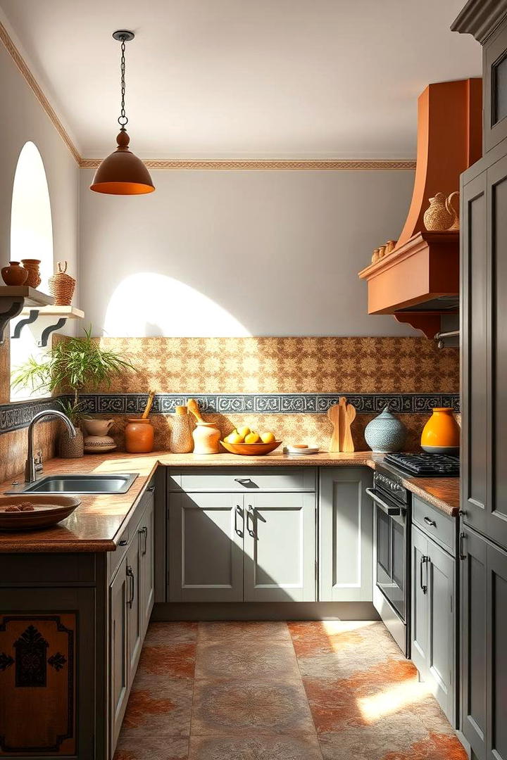 Elegant Ceramic Accents - 30 Spanish Style Kitchen Ideas