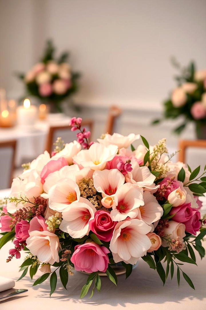 Elegant Floral Arrangement - 30 Baby Shower Centerpiece Ideas