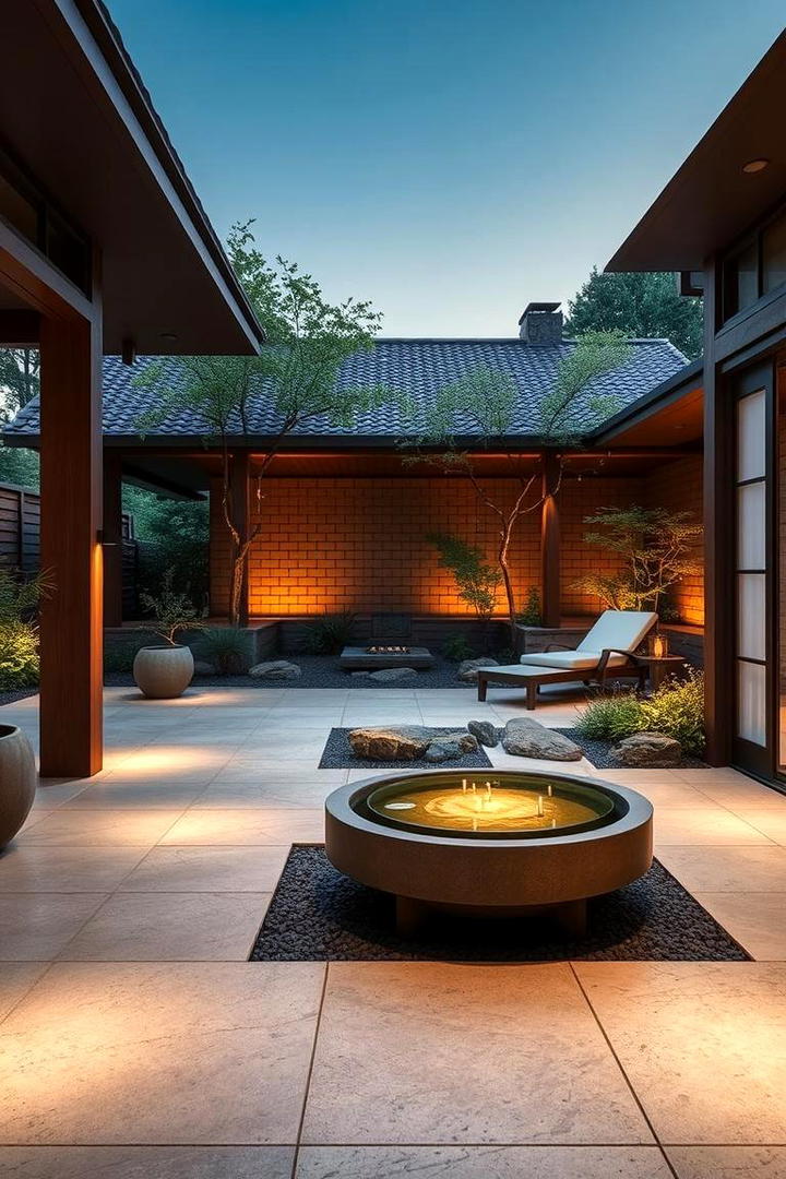 Elegant Japanese Patio - 30 Japanese Garden Ideas