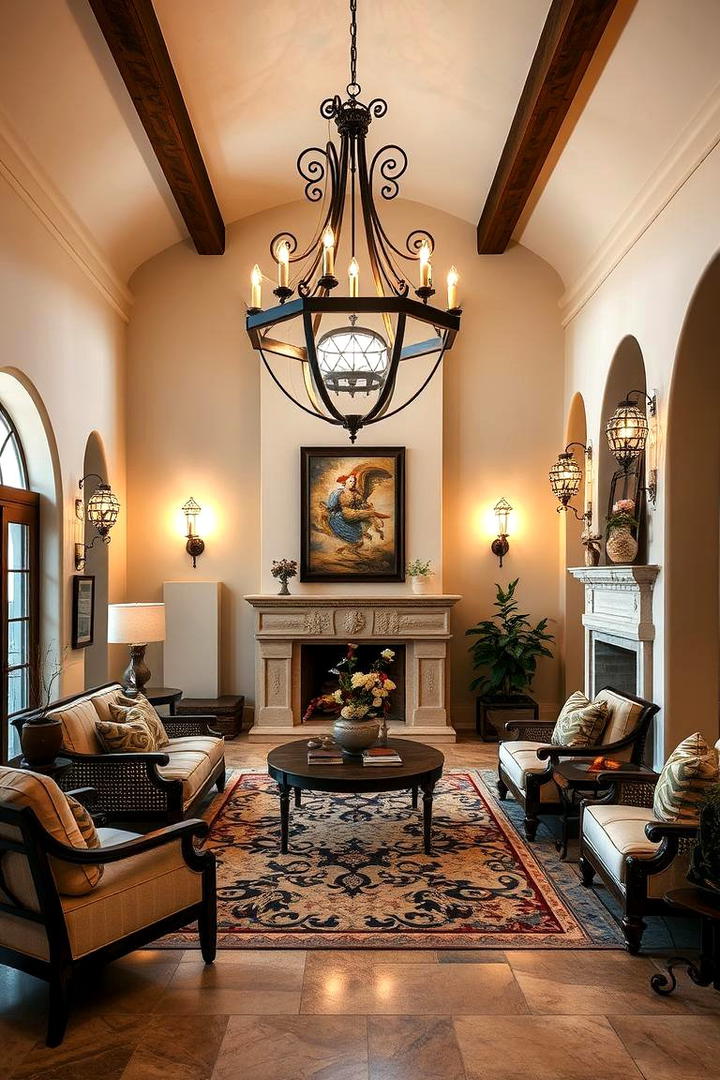 Elegant Lighting Solutions - 30 Mediterranean Living Room Ideas