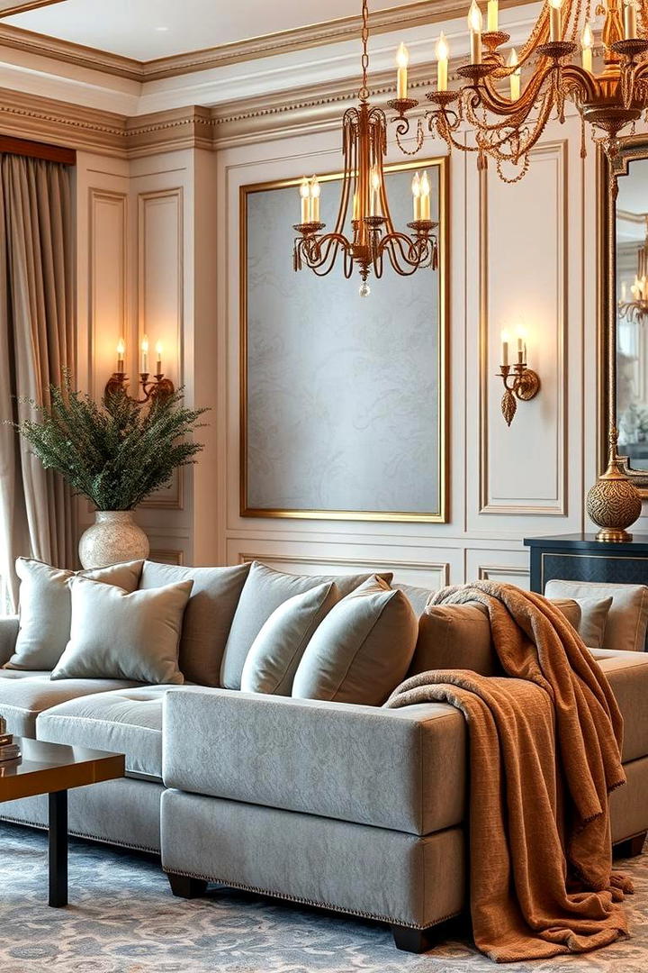 Elegant Luxe Layers - 30 Pinterest Living Room Decor Ideas