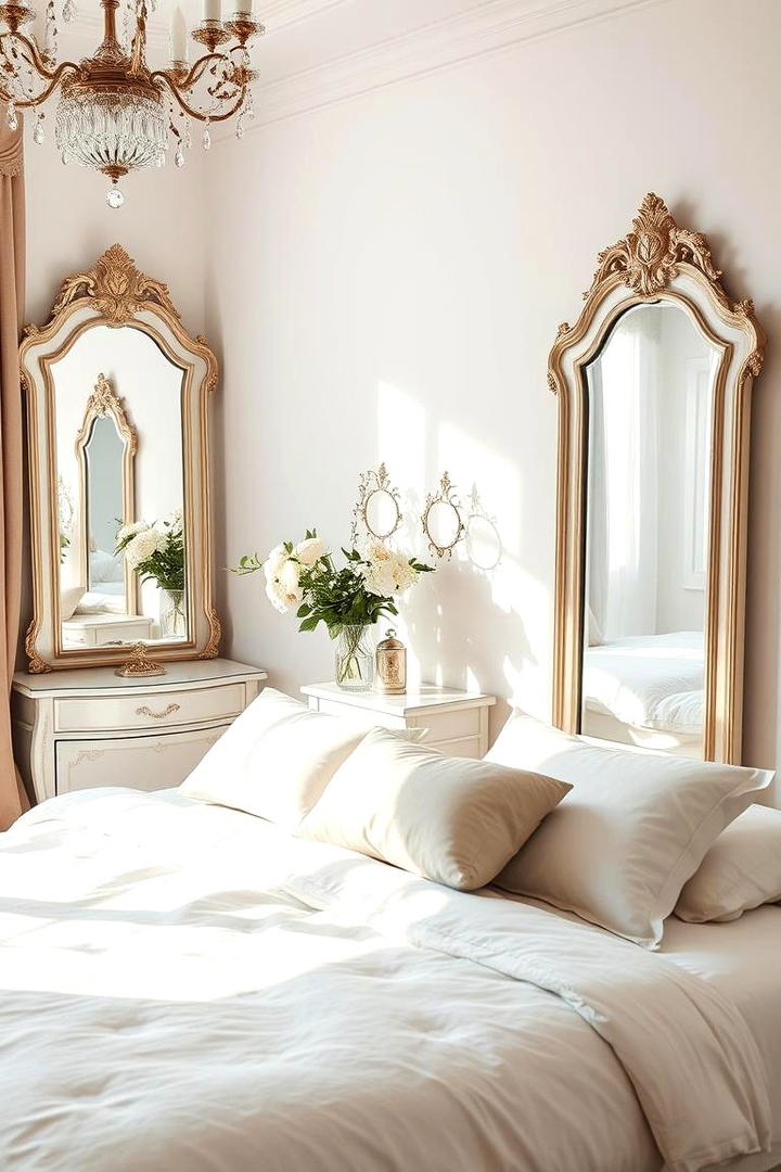 Elegant Mirror Reflections - 30 romantic bedroom ideas