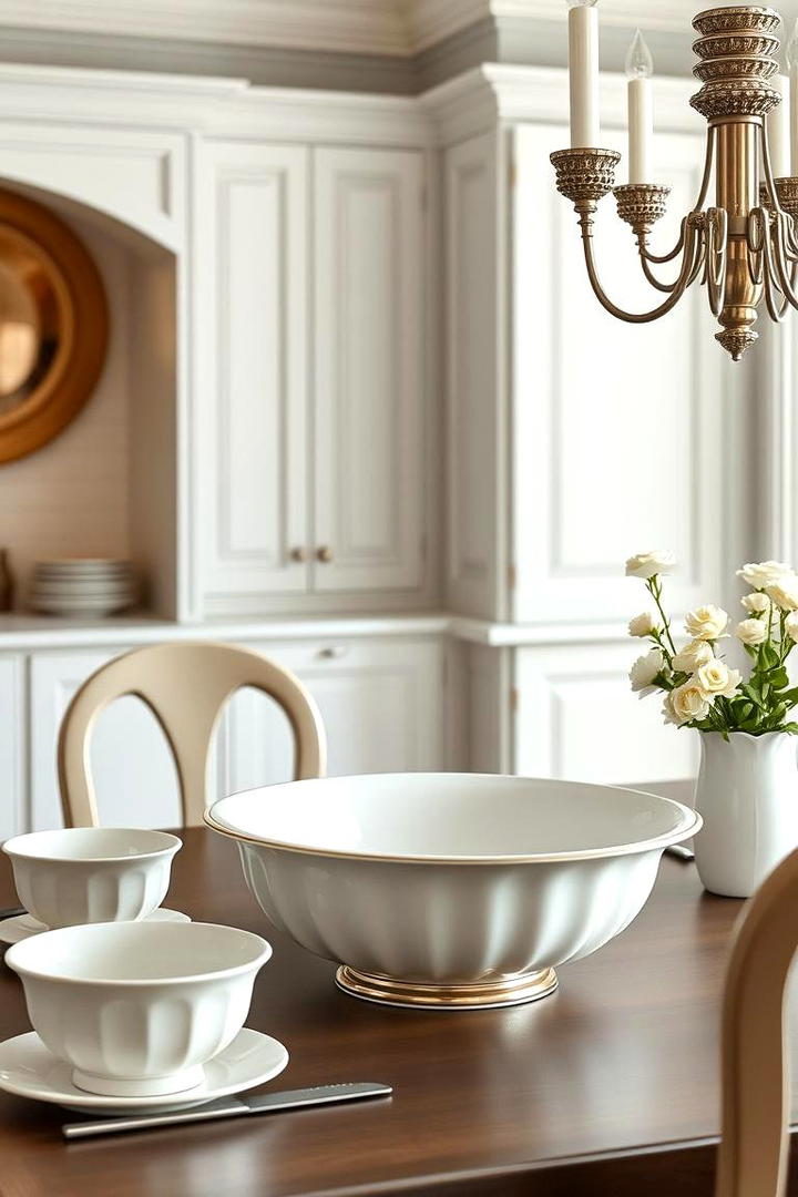 Elegant Porcelain Dough Bowl Styling - 30 Dough Bowl Decor Ideas