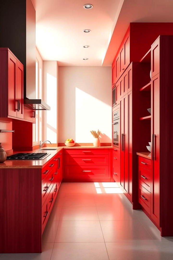 Elegant Red Cabinetry - 30 Red Kitchens