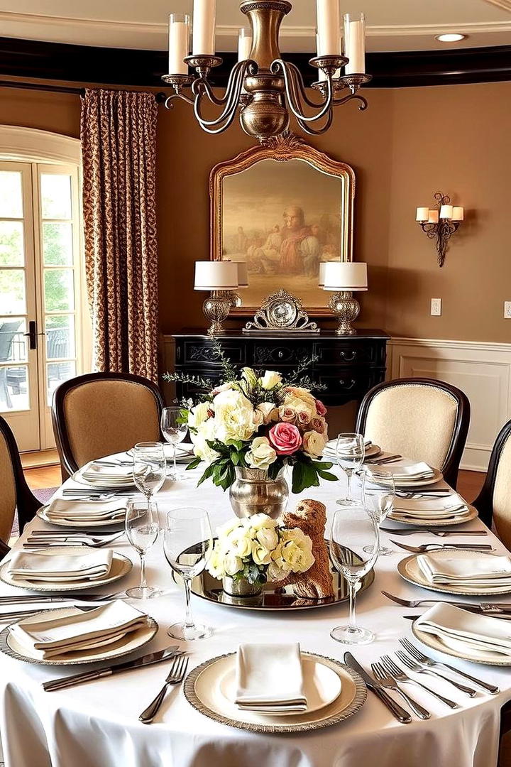 Elegant Table Settings - 30 Transitional Dining Room Ideas