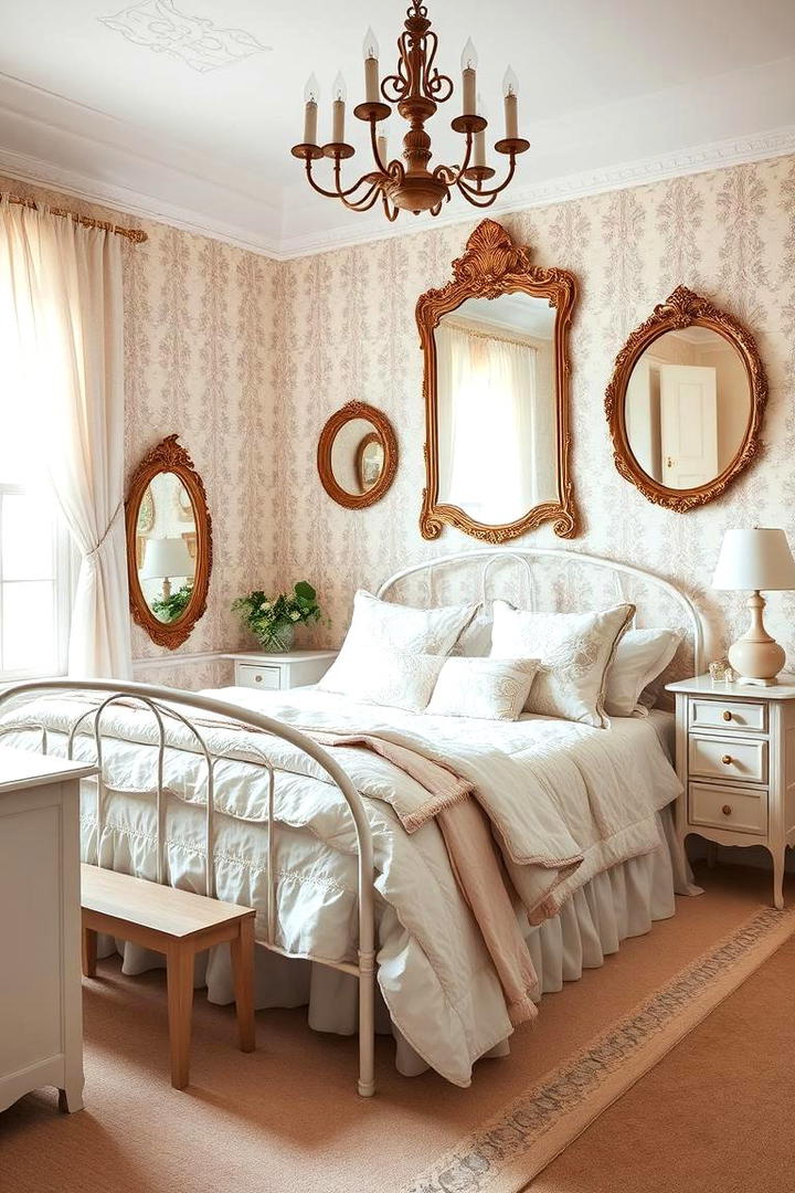 Elegant Vintage Accent Retreat - 30 Cottage Bedroom Ideas