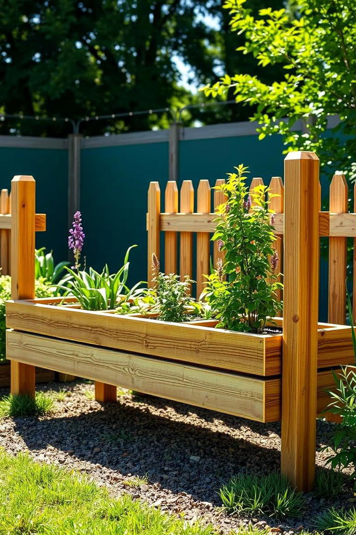 Elevated Garden Bed Support - 30 Split Rail Fence Ideas