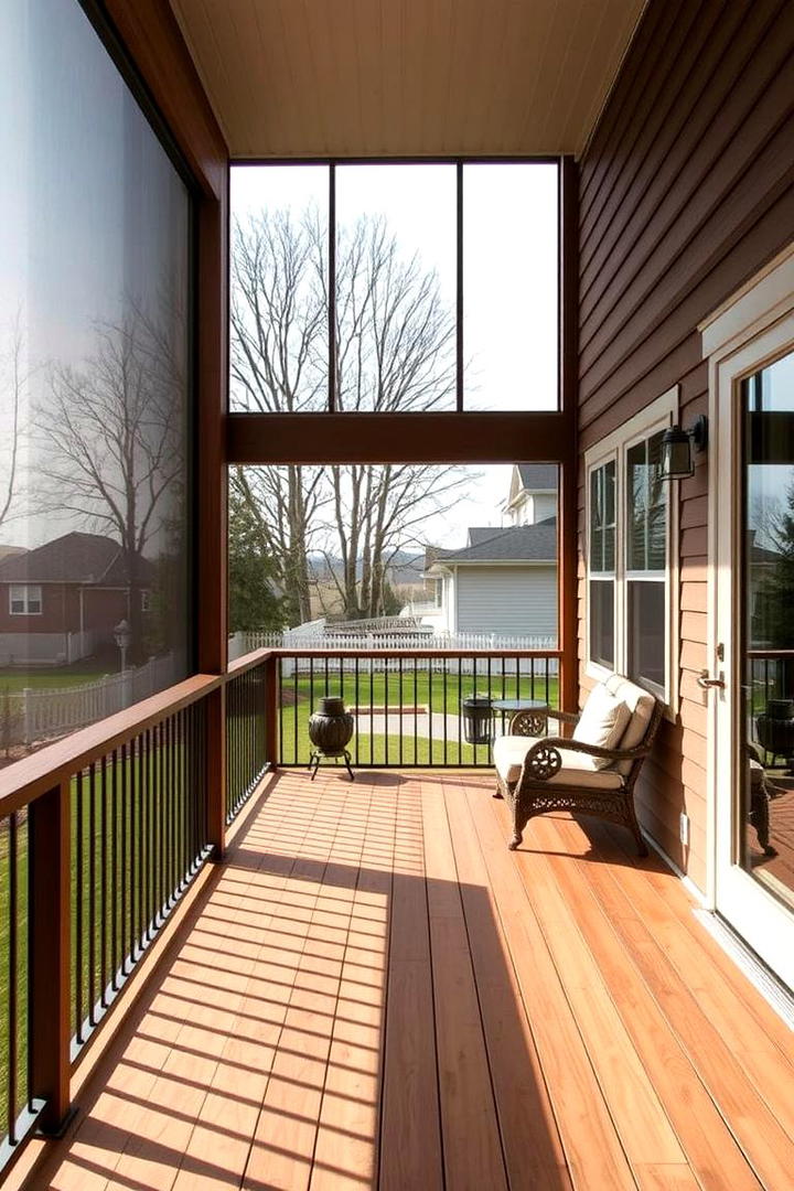 Elevated Screened Porch Deck - 30 Screened-in Deck Ideas