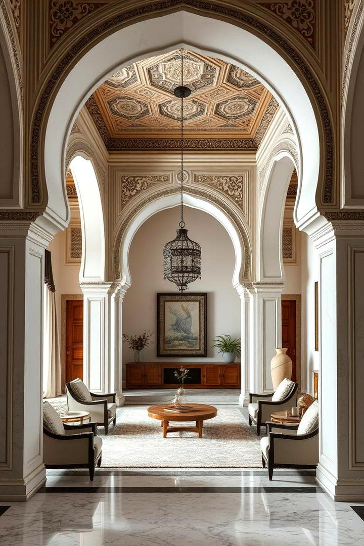 Exquisite Arched Doorways - 30 Moroccan Living Room Ideas