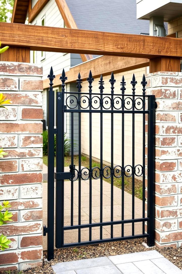 Farmhouse Charm Fence - 30 Cinder Block Fence Ideas