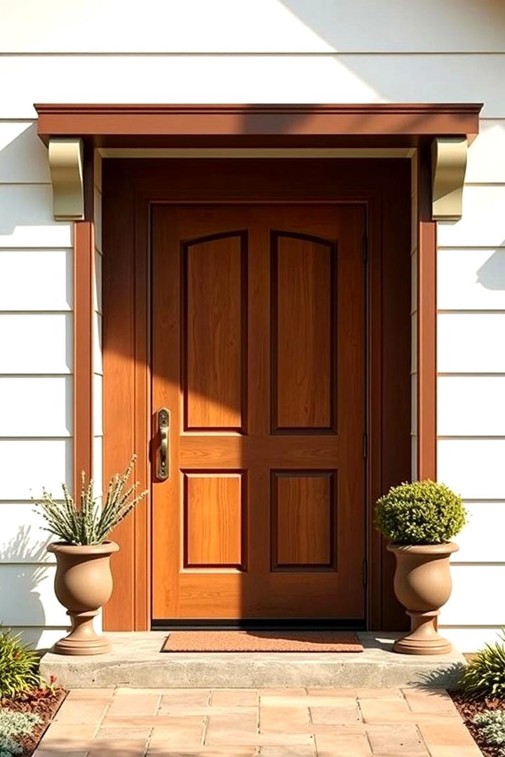 Farmhouse Door with Bold Trim - 30 Farmhouse Front Door Ideas