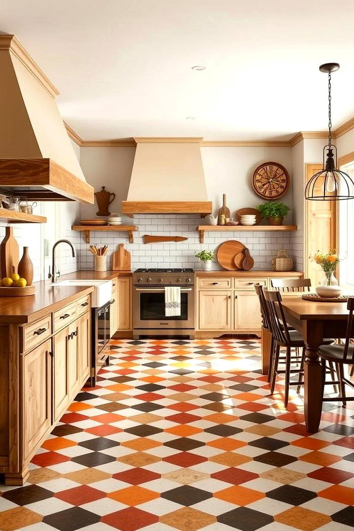 Farmhouse Fresh Vibe - 30 Kitchens With Checkered Floors