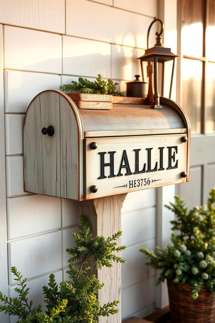 Farmhouse Mailbox Decoration - 30 Mailbox Decor Ideas