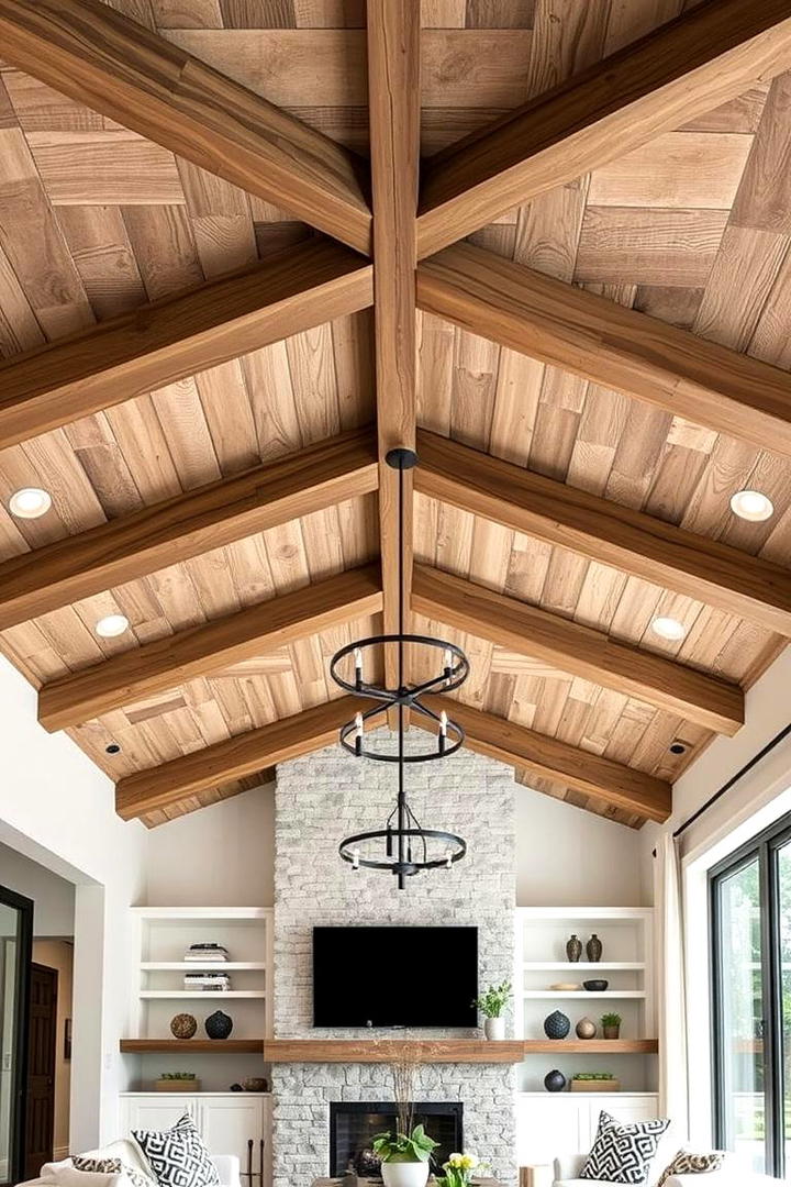 Faux Wooden Beam Designs - 30 Rustic Ceiling Ideas