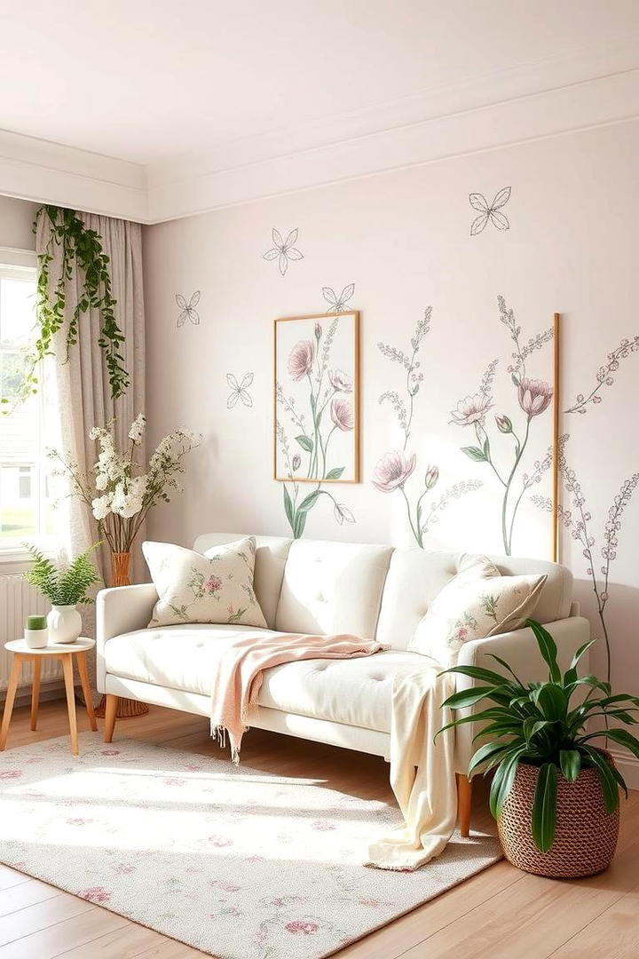 Feminine Floral Touches - 30 Clean Girl Room Ideas