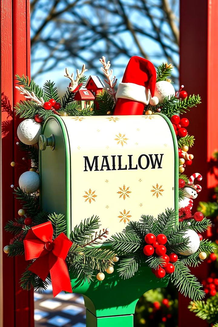 Festive Seasonal Mailbox Decor - 30 Mailbox Decor Ideas