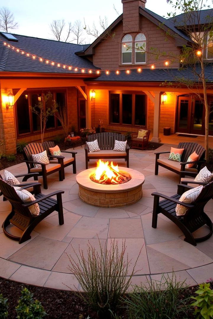 Fire Pit Surround Seating - 30 Patio Furniture Ideas