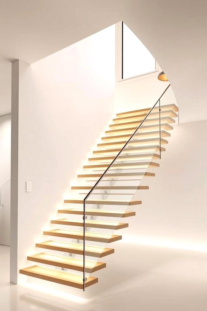 Floating Elegance Staircase - 30 Modern Staircases