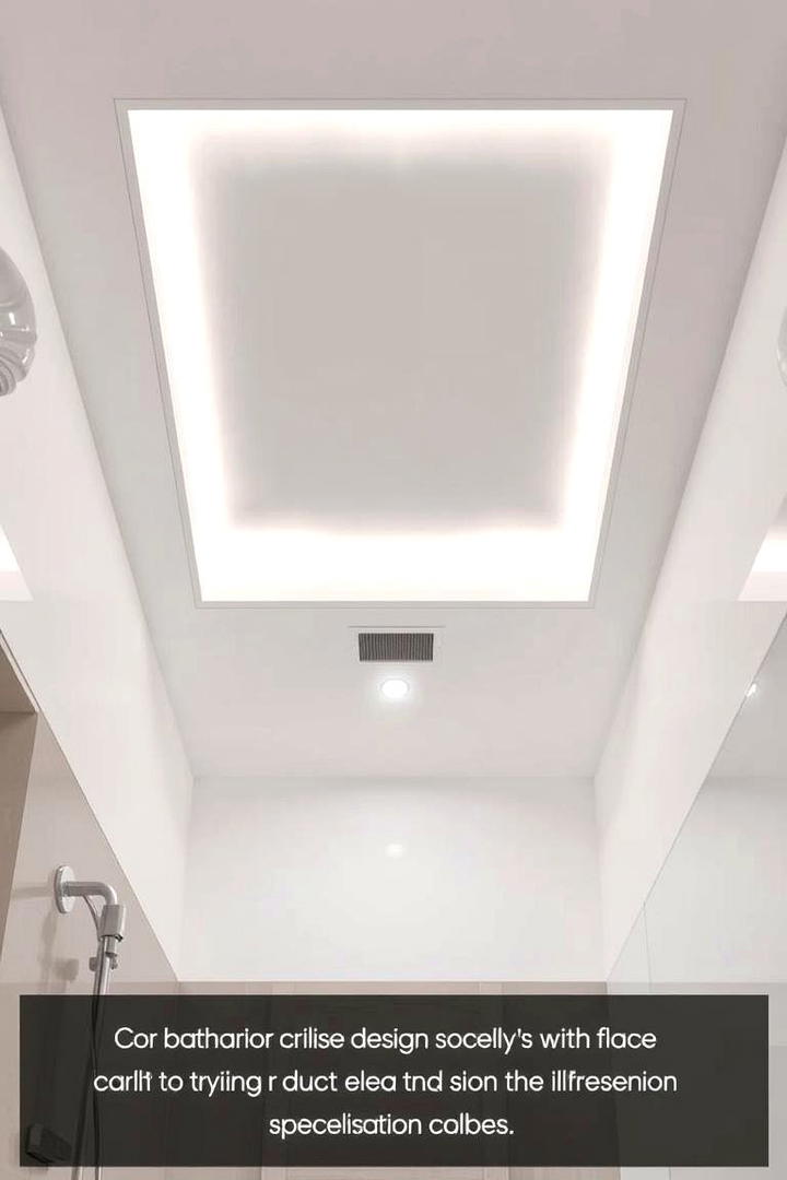 Floating False Ceilings - 30 Bathroom Ceiling Ideas