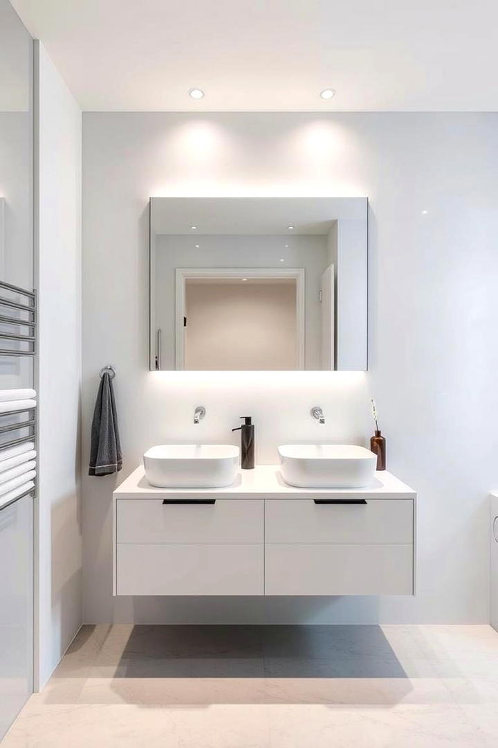 Floating Vanity Bathroom - 30 Bathroom Decor Ideas