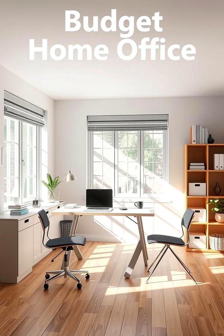 Foldable Furniture Options - 30 Budget Home Office Ideas