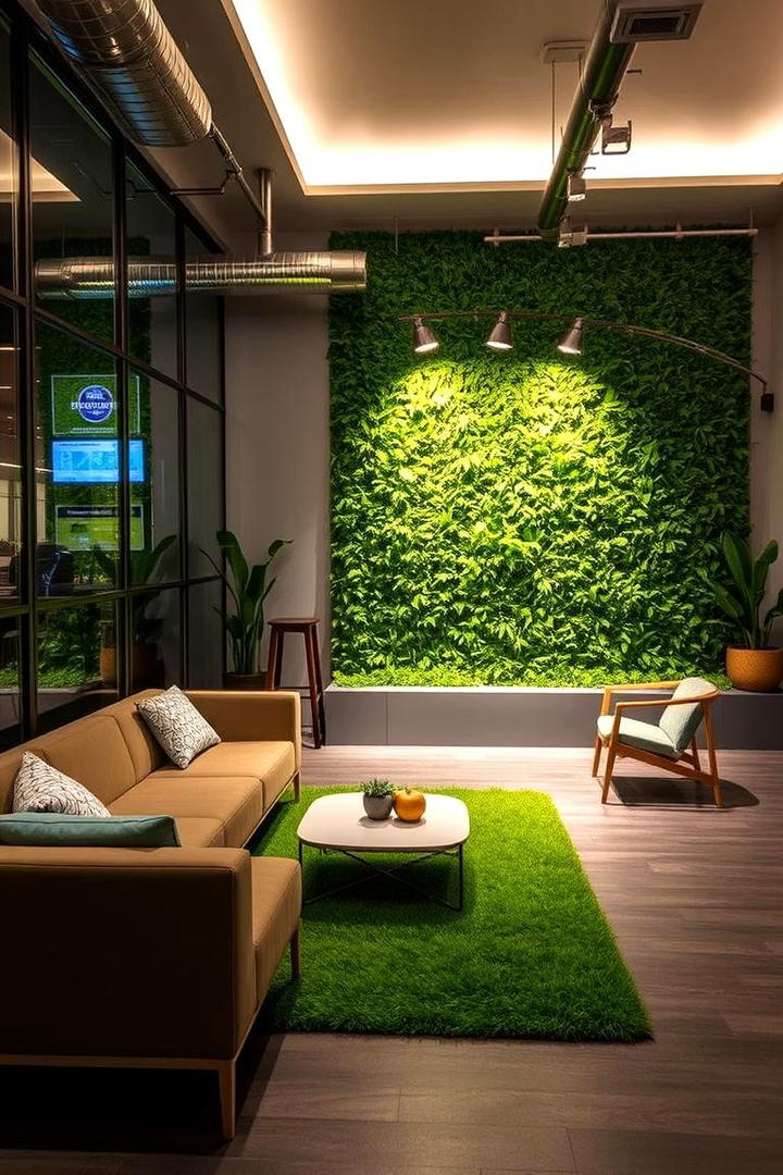 Fresh Urban Turf Artwork - 30 Artificial Grass Wall Design Ideas