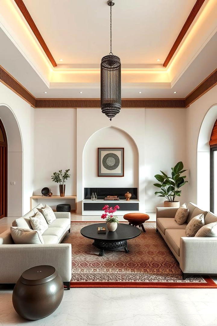 Functional Modern Touches - 30 Moroccan Living Room Ideas