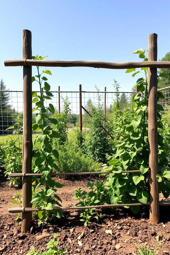 Functional Vegetable Garden Support - 30 Split Rail Fence Ideas