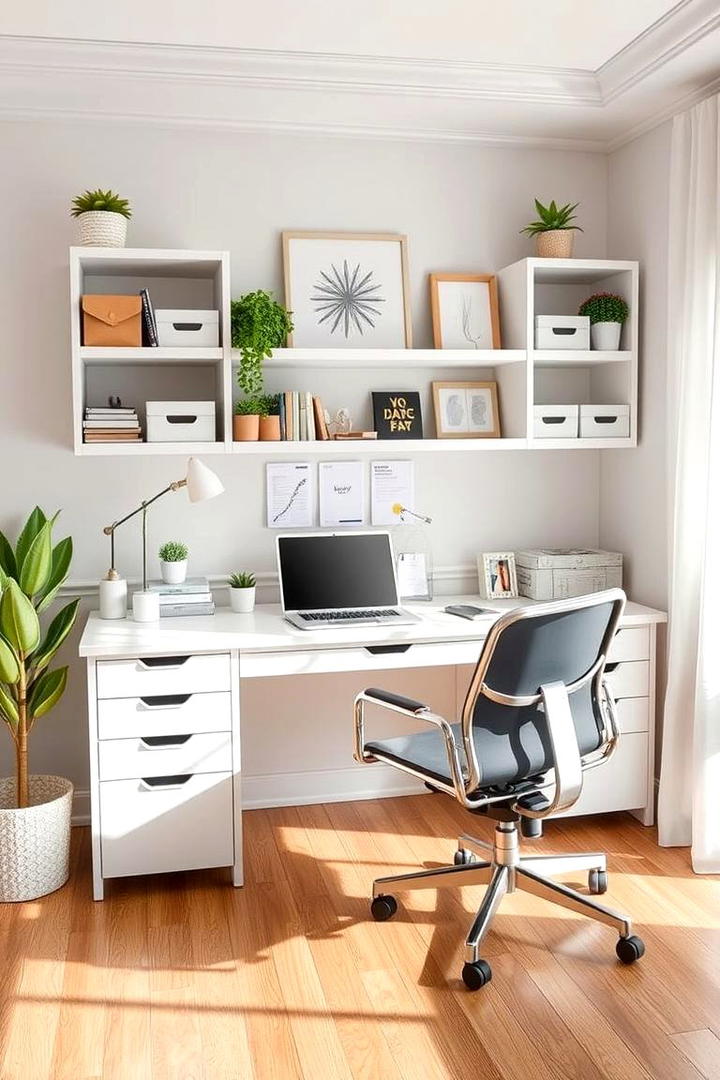 Functional Work Space - 30 Clean Girl Room Ideas