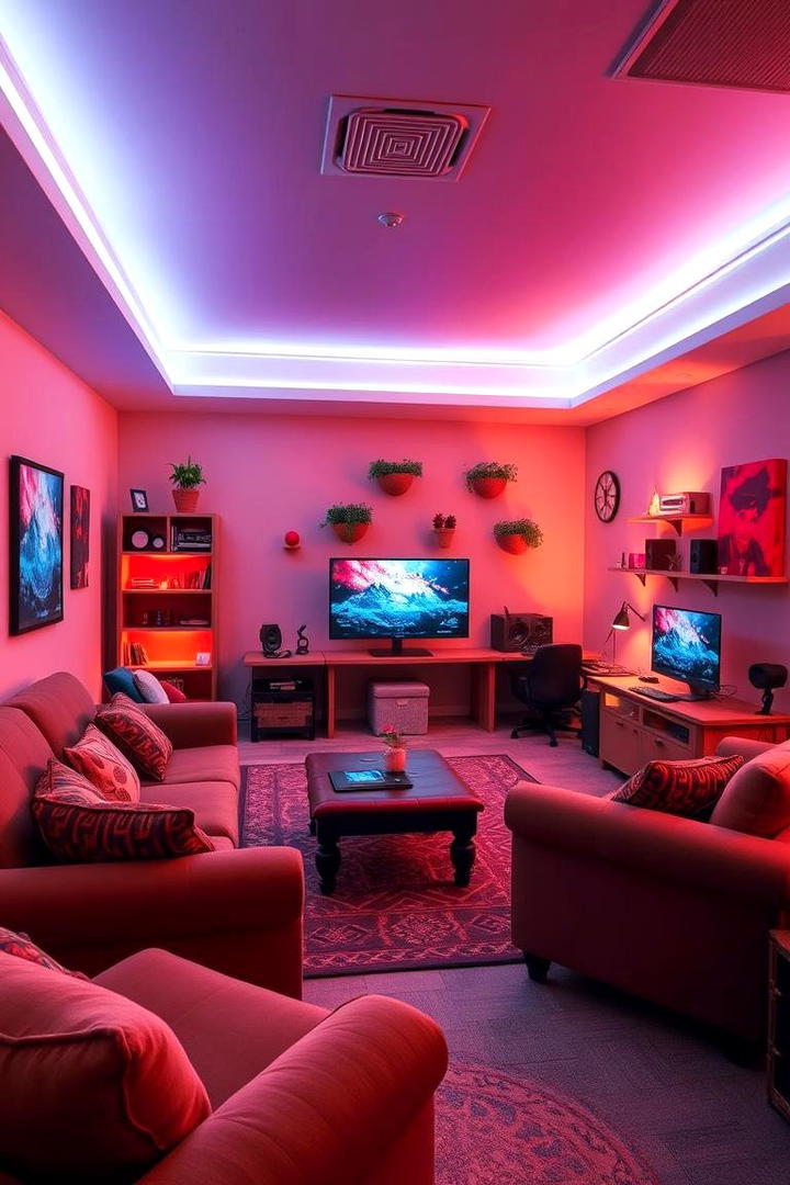 Gaming and Chill Lounge - 30 Game Room Ideas