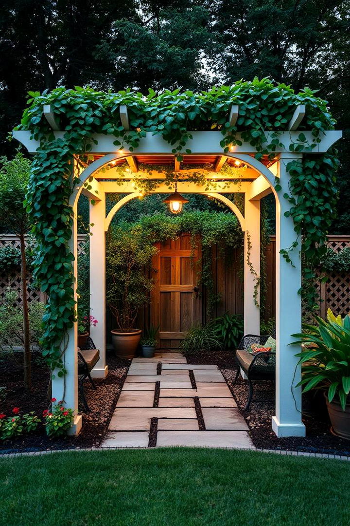 Garden Arbor Retreat - 30 Backyard Privacy Ideas