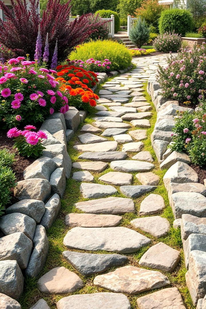 Garden Rock Walkway - 30 Rock Walkway Ideas