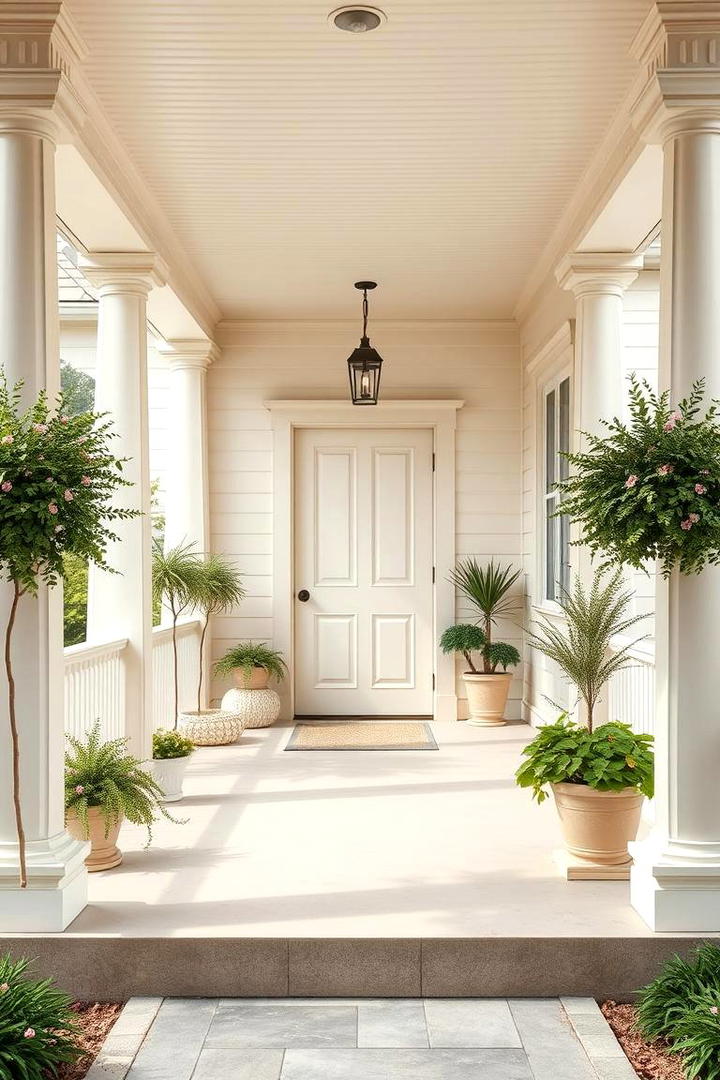 Gentle Cream for Classic Simplicity - 30 Porch Paint Colors