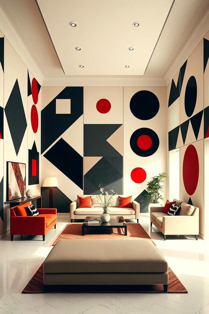 Geometric Patterns - 30 1990s Interior Design Ideas