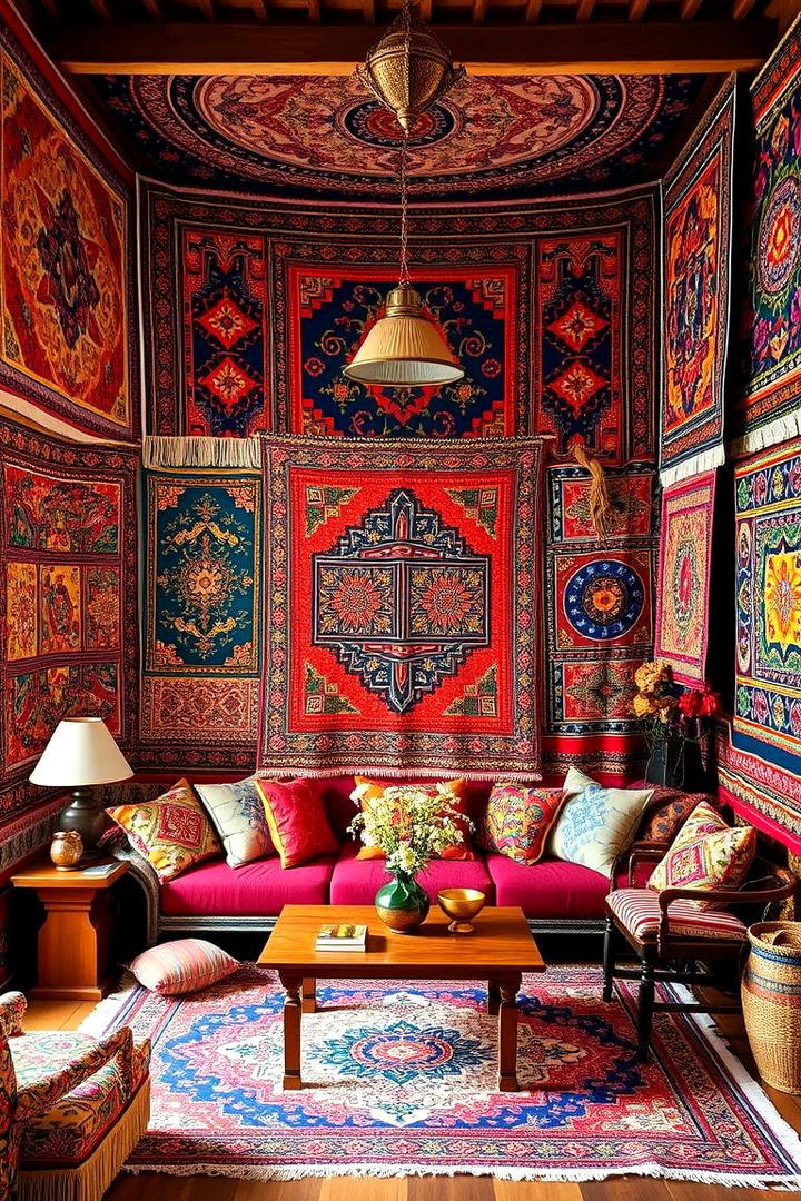 Global Tapestry Displays - 30 Boho Decor Ideas