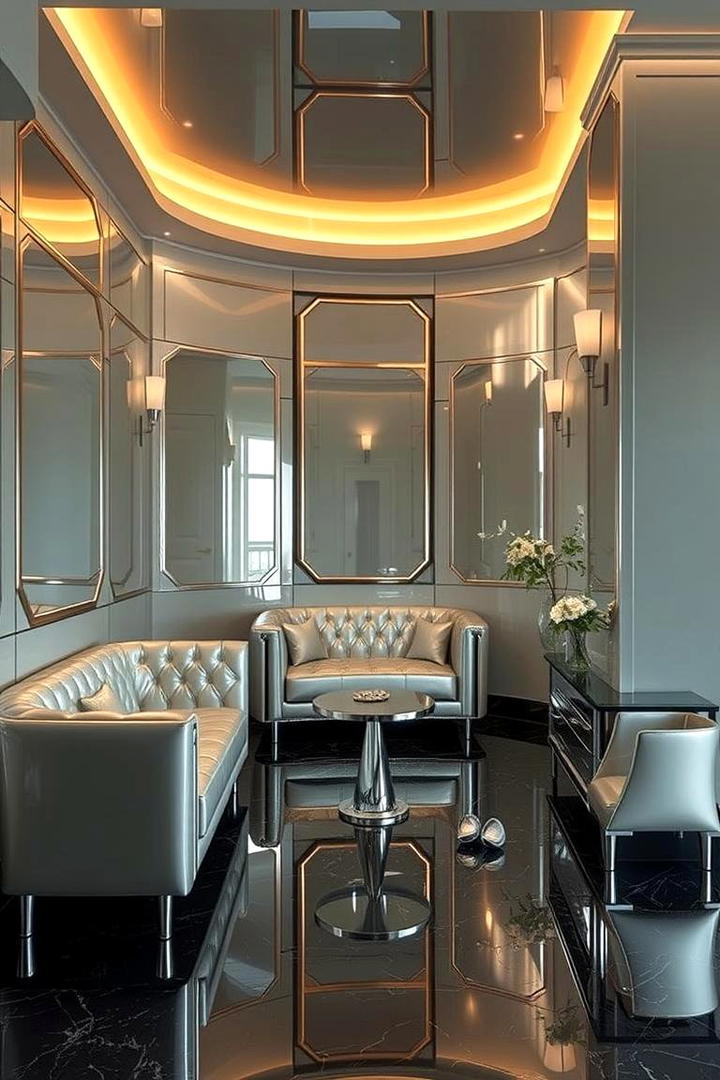 Glossy Lacquer Finishes - 30 Art Deco Interior Design Ideas