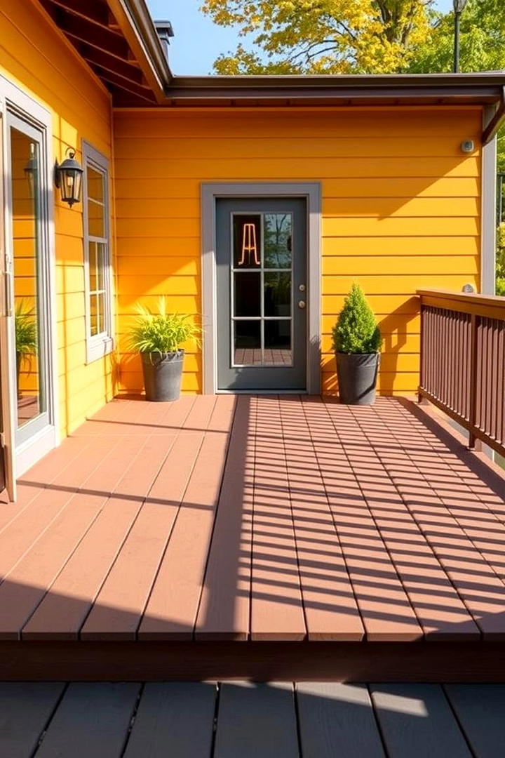 Goldenrod and Slate - 30 Two Tone Deck Color Schemes