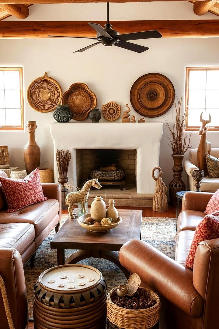 Handcrafted Artisan Pieces - 30 Western Living Room Ideas