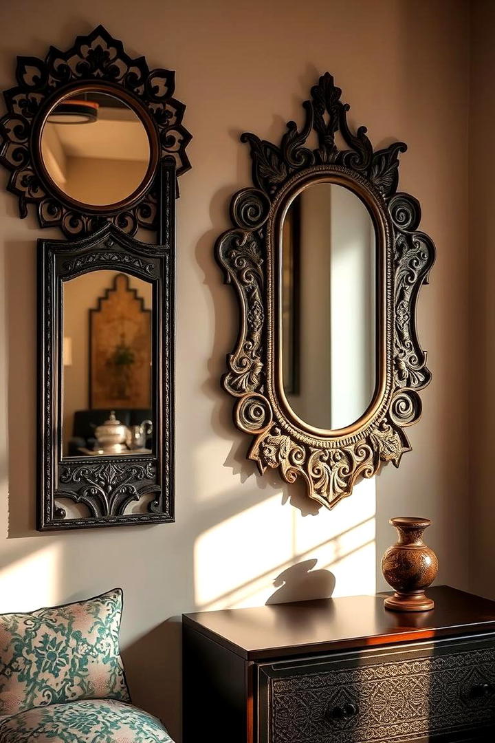 Handcrafted Mirror Designs - 30 Boho Decor Ideas