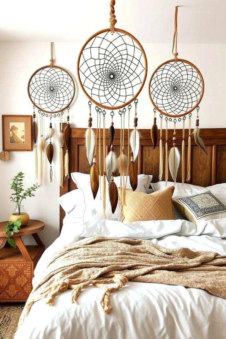 Handmade Dreamcatchers - 30 Boho Teen Bedroom Ideas