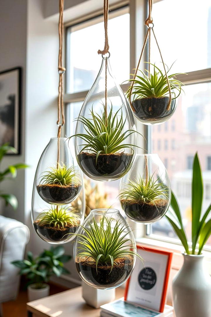 Hanging Air Plant Terrarium - 30 Terrarium Ideas