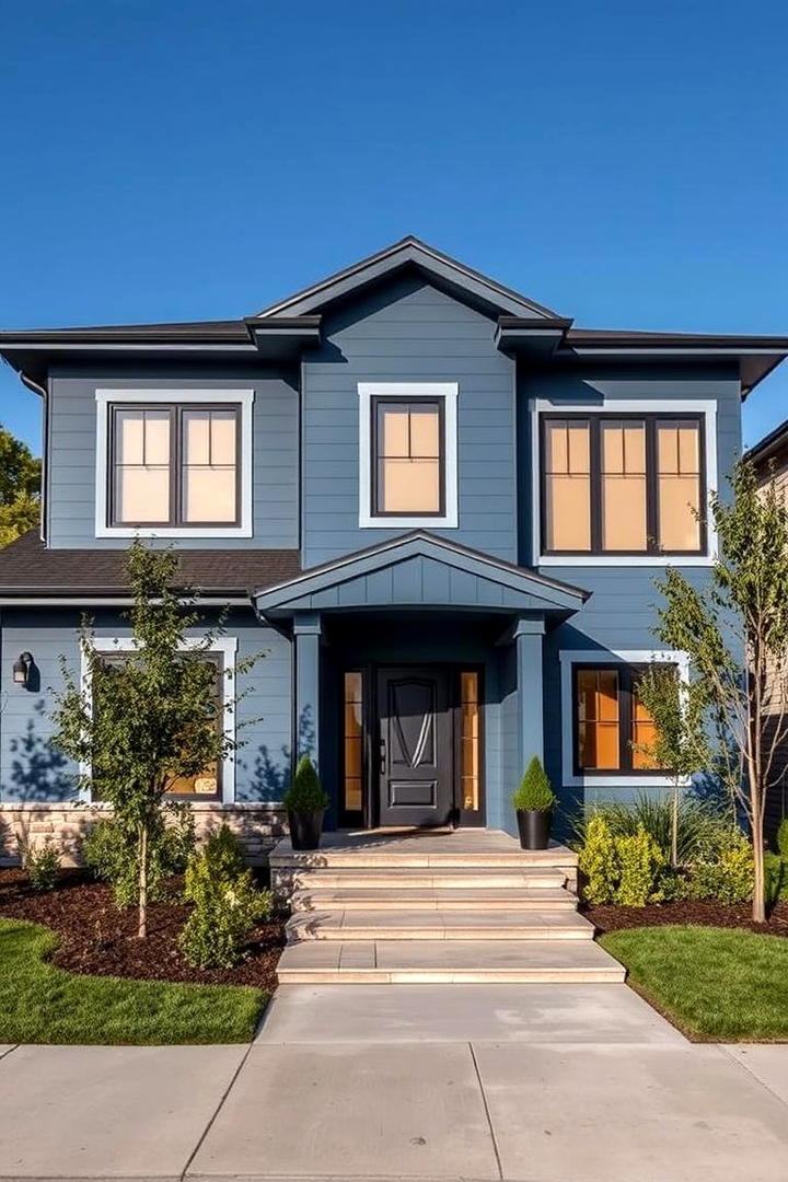 Harmonious Blue Spectrum - 30 Blue Exterior House Colors