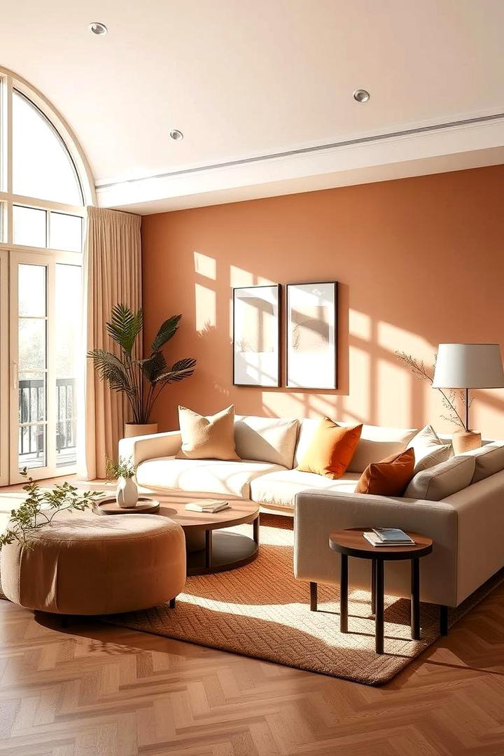 Harmonious Color Palette - 30 Feng Shui Living Room Ideas