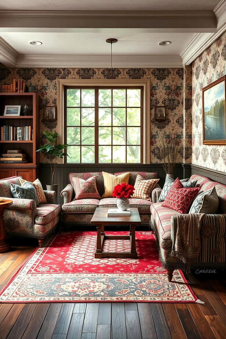 Heritage Fabric Upholstery - 30 Vintage Decor Ideas