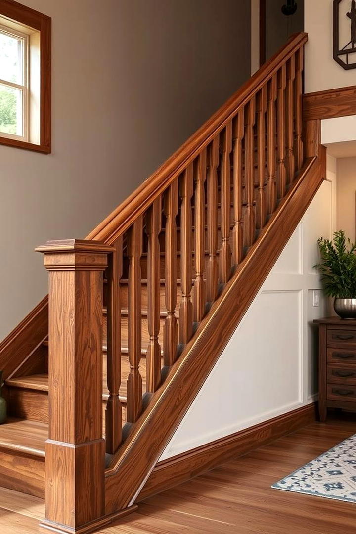 Heritage Inspired Design - 30 Farmhouse Rustic Stair Railing Ideas