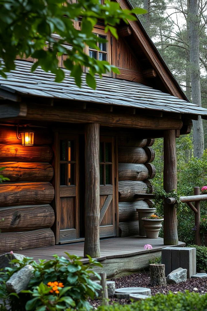 Heritage Log Cabins - 30 Rustic Landscaping Ideas