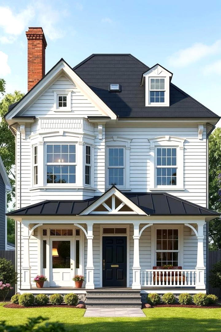 Heritage Revival House - 30 houses with black roofs