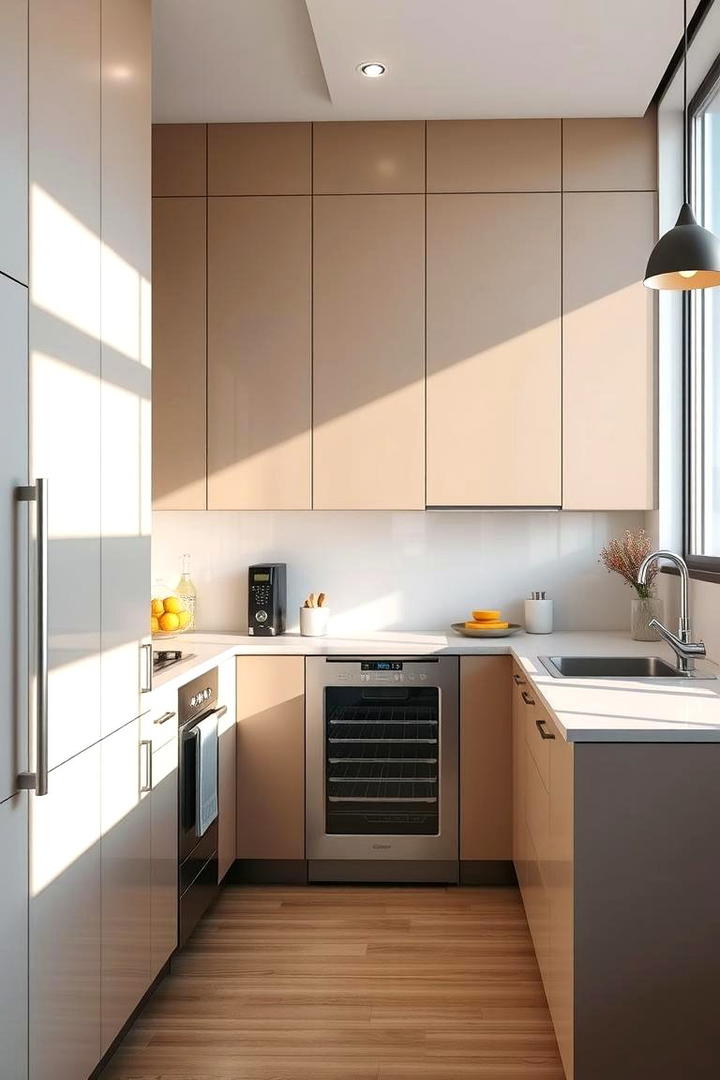 Hidden Appliance Solutions - 30 Studio Apartment Ideas