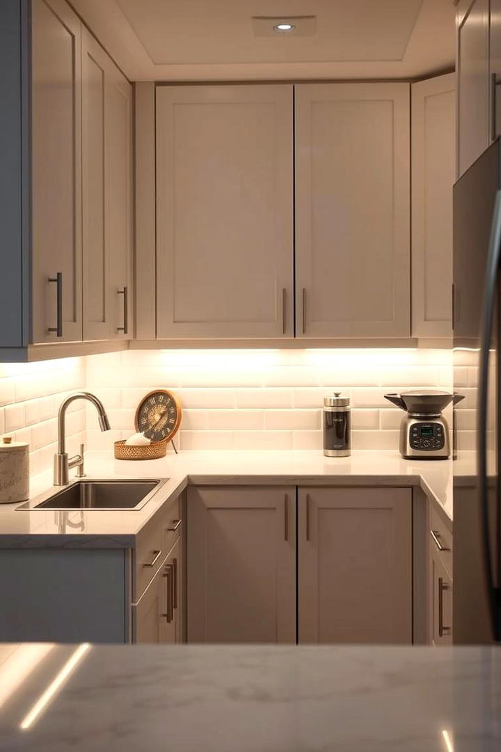 Hidden Cabinet Lighting - 30 Small Kitchen Lighting Ideas